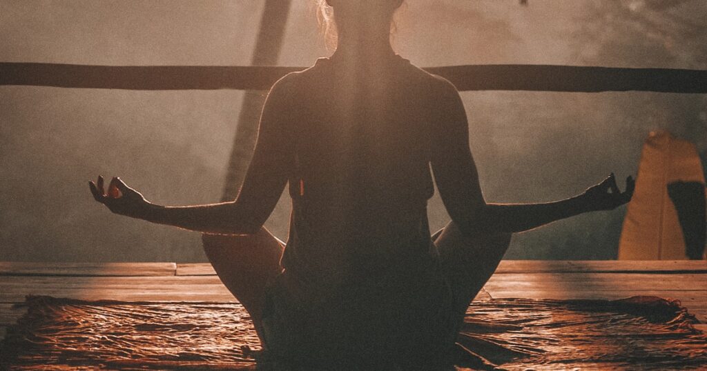 Adult practicing mindfulness for generalized anxiety disorder treatment in Miami