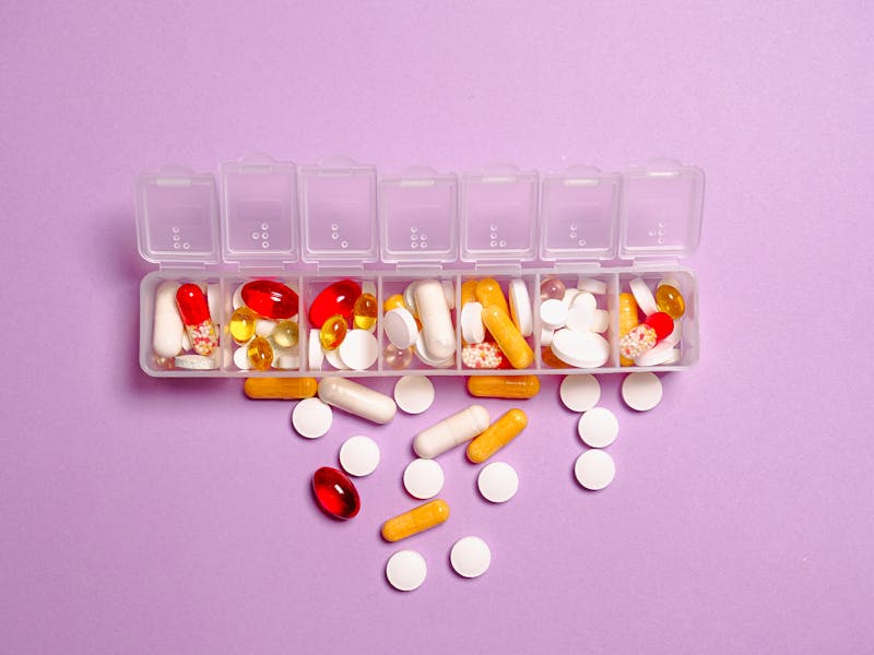 Psychiatric medication bottles for mental health treatment